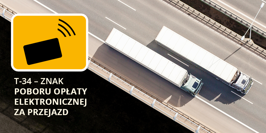 Dwie ciężarówki jadące po autostradzie.